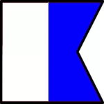 A - Alpha. Diver below (when stationary); I am undergoing a speed trial