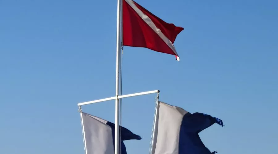 International Code Flags at Sea
