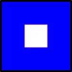 P - Papa. the Blue Peter - all aboard, vessel is about to proceed sea. (At sea) your lights are out or burning badly