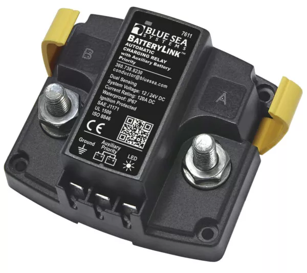 וסת טעינה אוטומטי. BatteryLink™ Automatic Charging Relay - 12V/24V DC 120A - Image 2