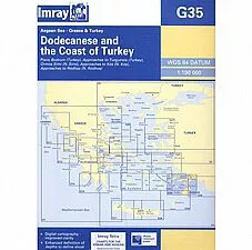 מפת ניווט IMRAY דדוקנס ותורכיה G35 - Dodecanese and the Coast of Turkey