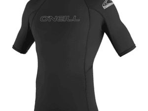 חולצת גלישה לייקרה שרוול קצר- BASIC - שחור